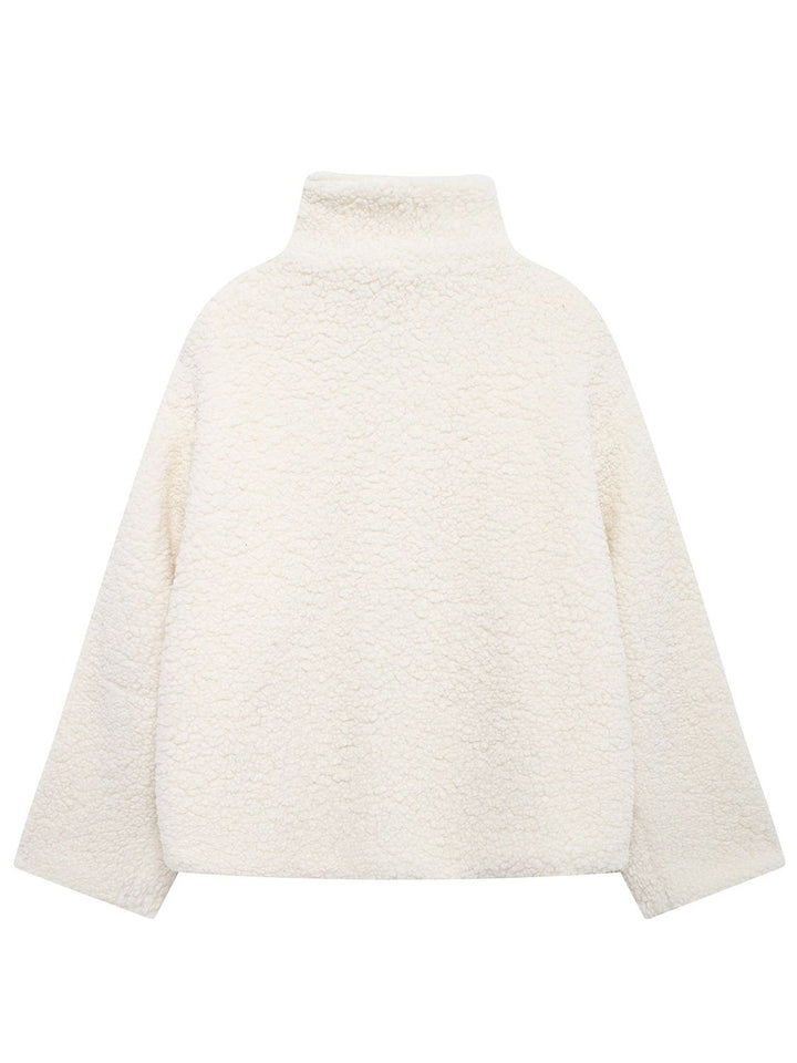 Stilla | Up Turtleneck Langærmet Plush Jakke