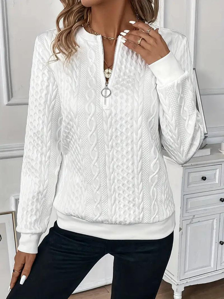 Stilla | Quilted Fritids sweatshirt