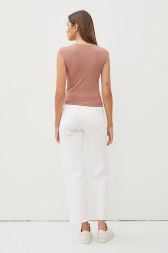 Stilla | Cool Square Neck Cap Sleeve Tank