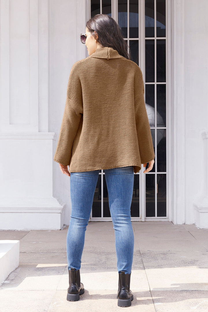 Stilla | Åben Front Langærmet Cardigan