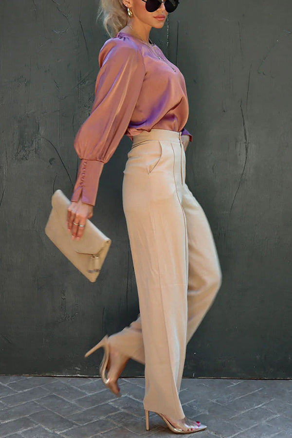Stilla | All Ever Need Satin Langærmet Bluse