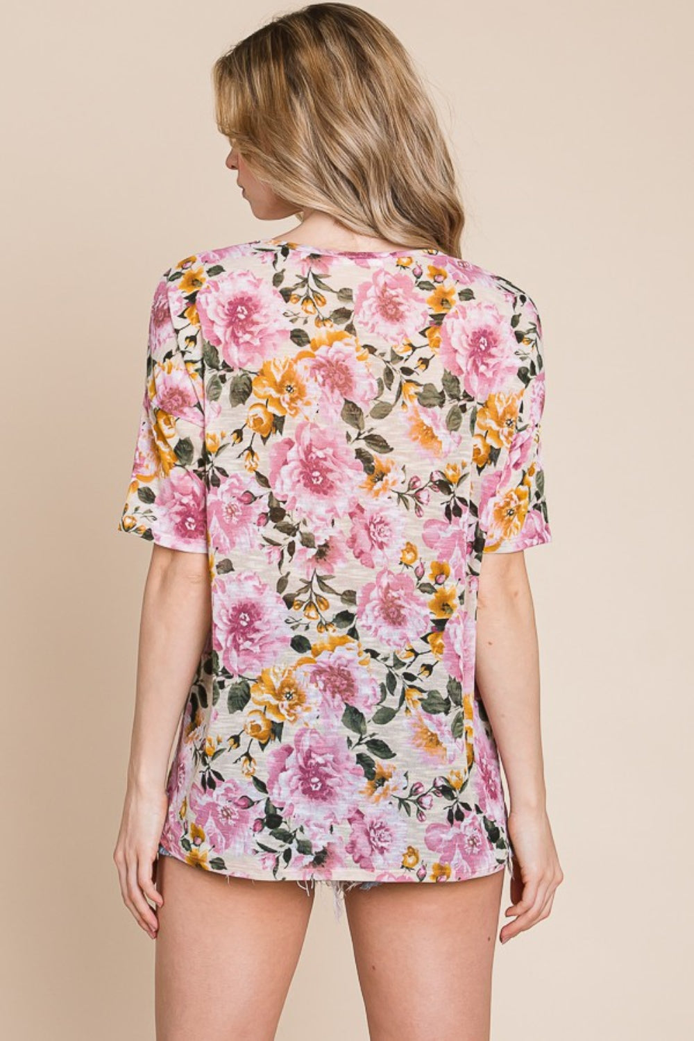 Stilla | Floral Rund Hals T-Shirt