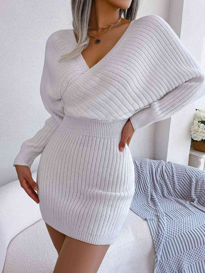 Stilla | Strik Dolman Ærme Sweater Kjole