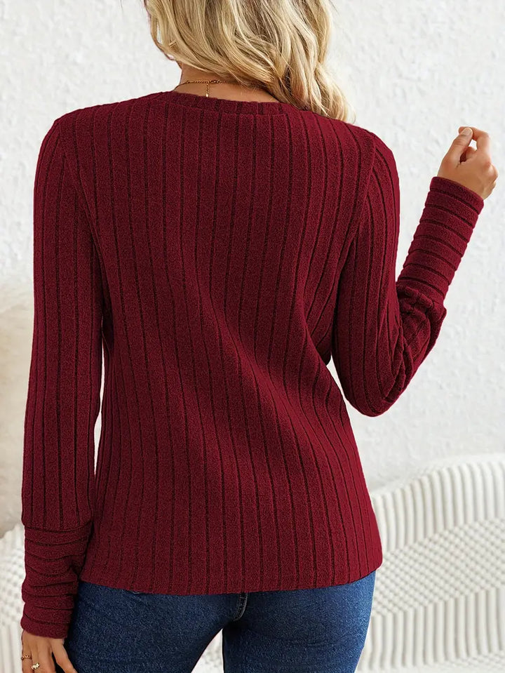 Stilla | Casual Top Med Lange Ærmer