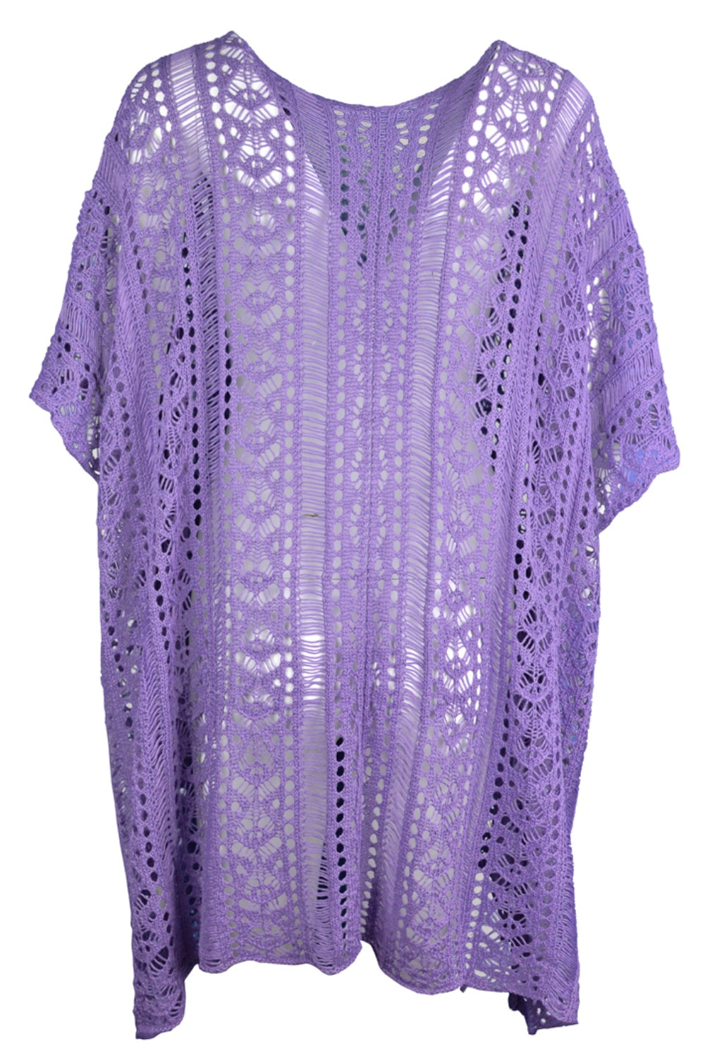 Stilla | V-hals Cover-up Med Frynse