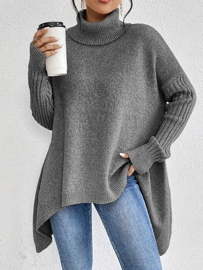 Stilla | Cozy Lang Turtleneck Sweater til Hverdagskomfort