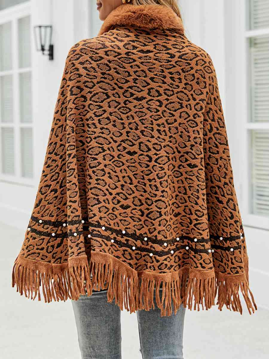 Stilla | Fringed Hem Poncho