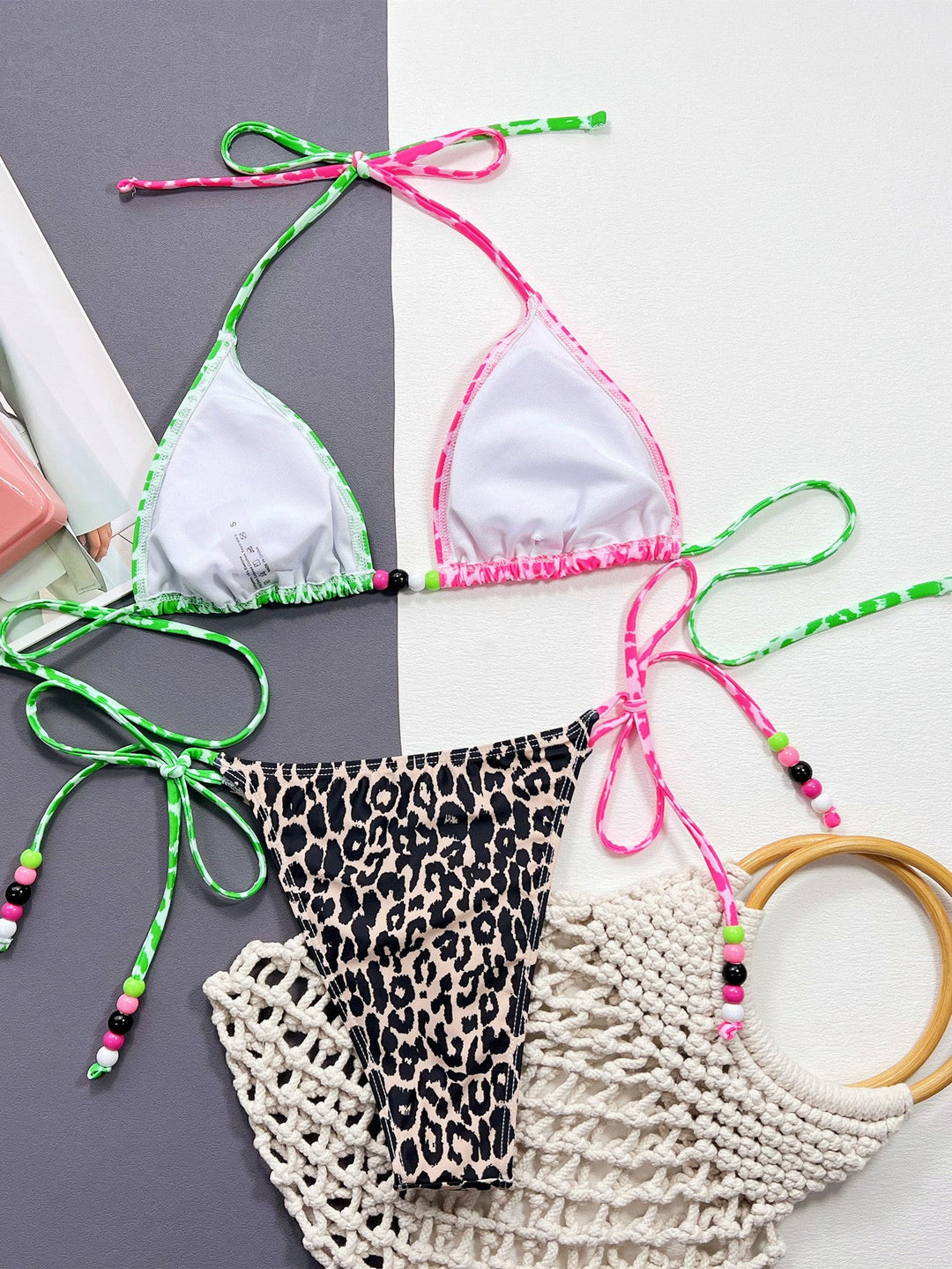 Stilla | Tied Halter Neck Bikini Sæt