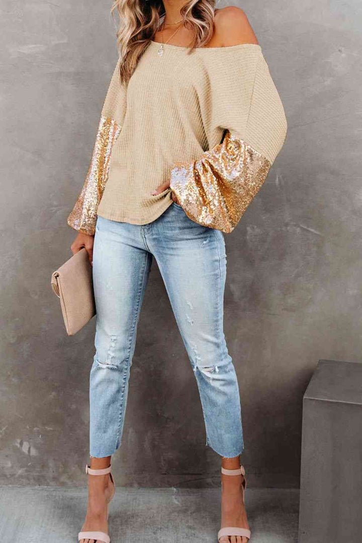 Stilla | Vaffel-strikket Bluse