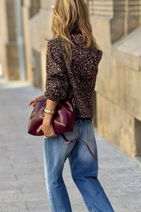 Stilla | Leopardmønster Jakke