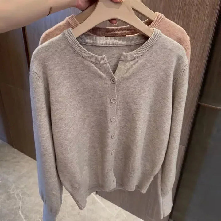 Stilla | Cozy Chunky Strik Uld Cardigan Trøje