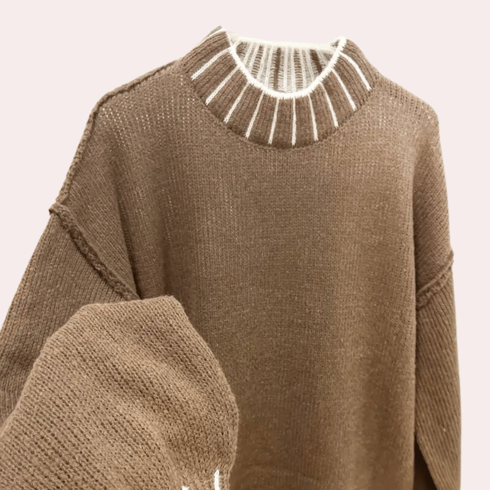 Stilla | Løs Turtleneck Trøje til Kvinder