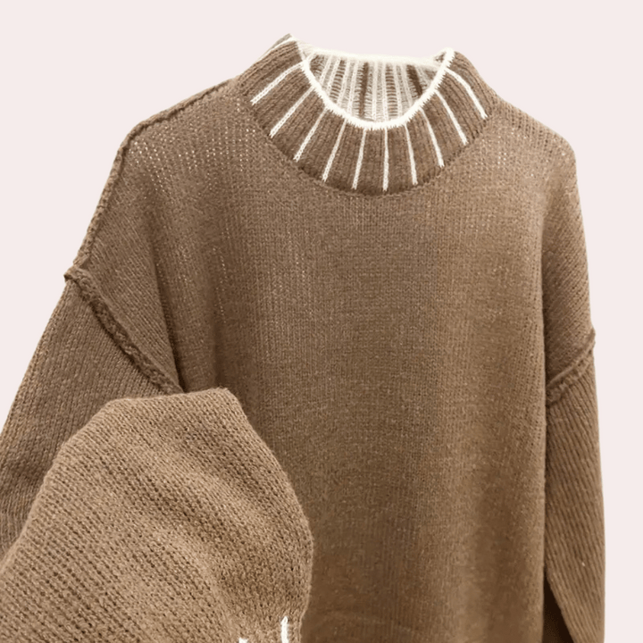 Stilla | Løs Turtleneck Trøje til Kvinder