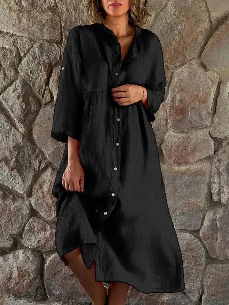 Stilla | Bomuld-linned Boho Kjole