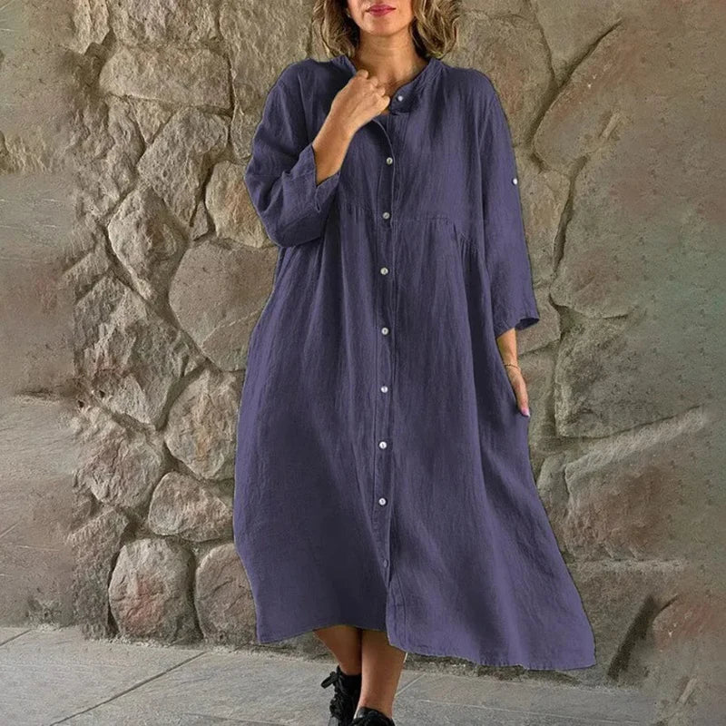 Stilla | Bomuld-linned Boho Kjole