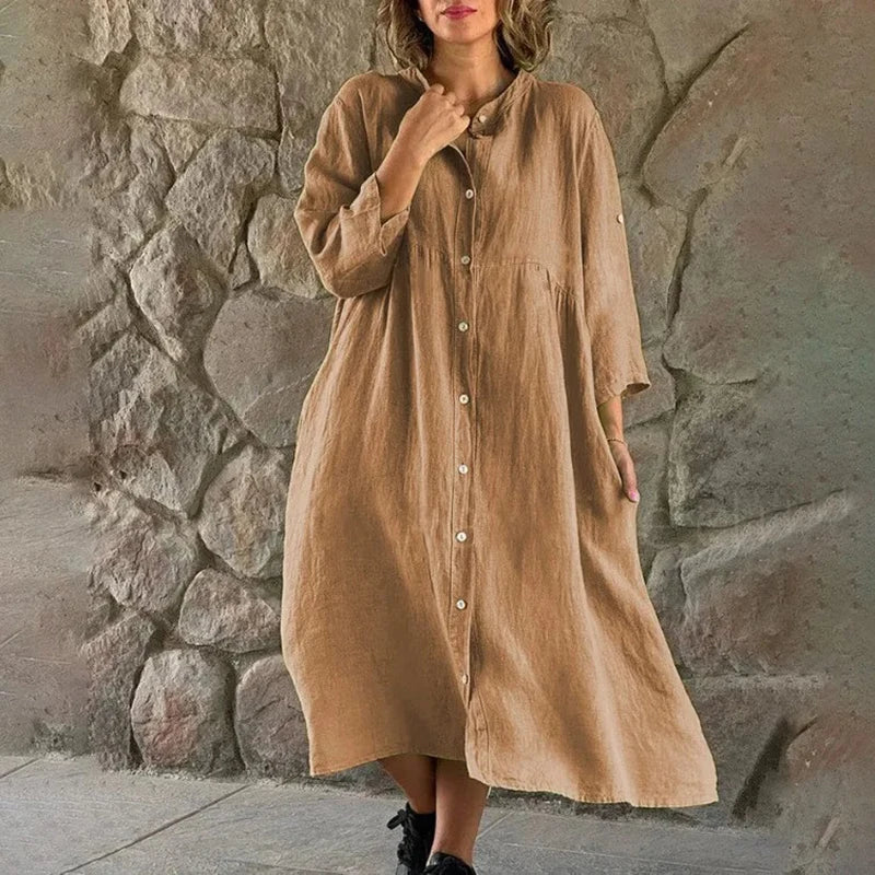 Stilla | Bomuld-linned Boho Kjole