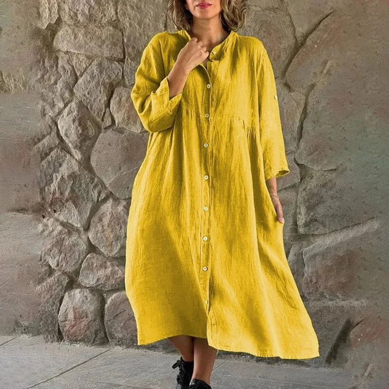 Stilla | Bomuld-linned Boho Kjole