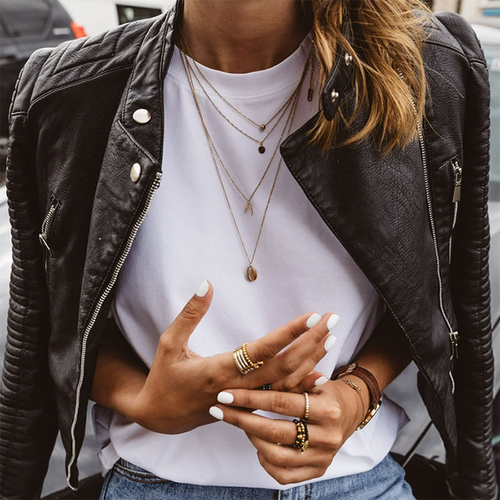 Stilla | Dame Cropped Bikerjakke