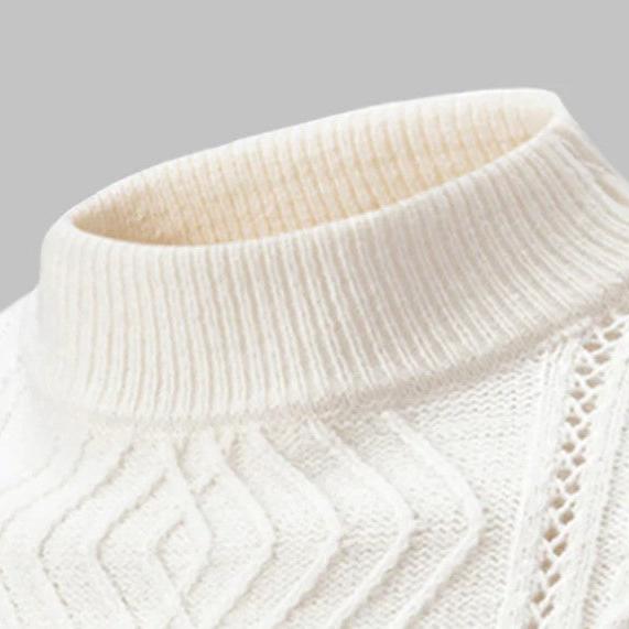 Stilla | Uld Rullehals Sweater Kabelstrik Rullehals Sweater