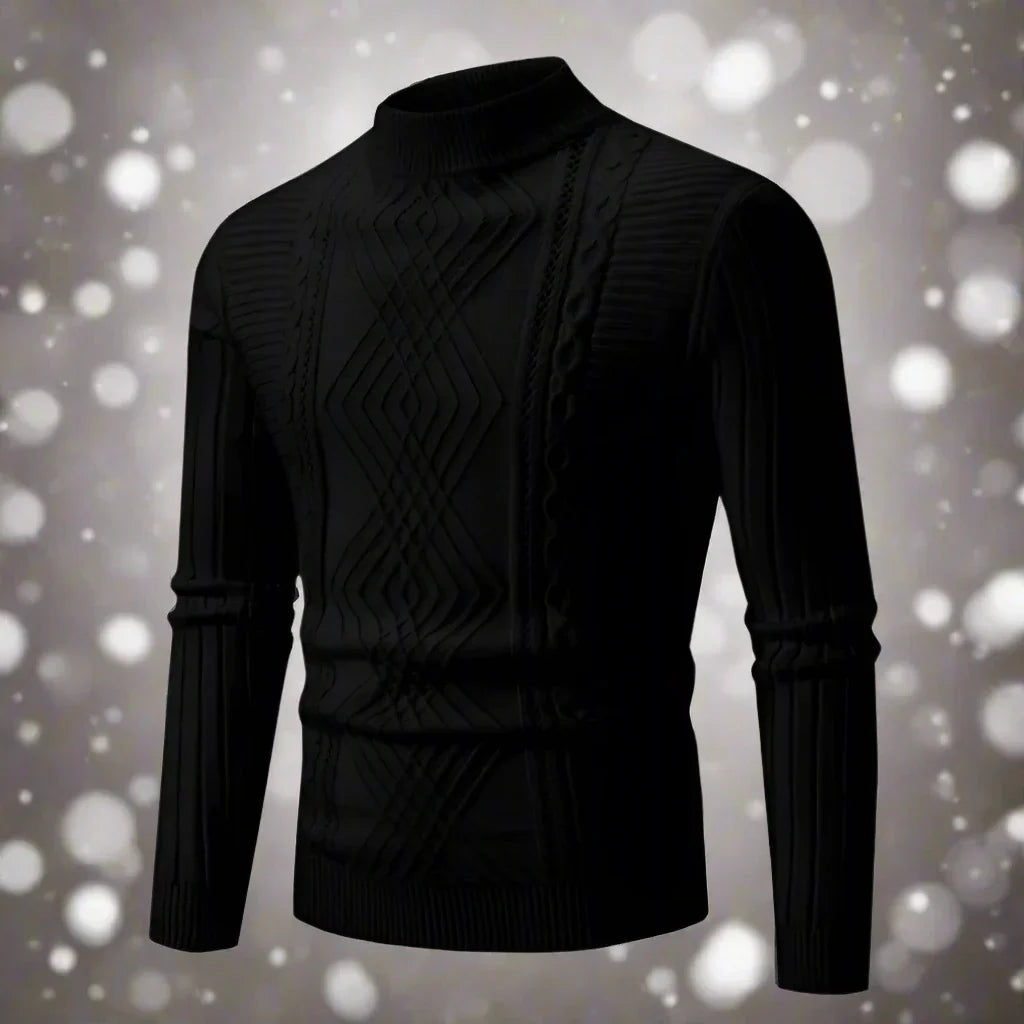 Stilla | Uld Rullehals Sweater Kabelstrik Rullehals Sweater