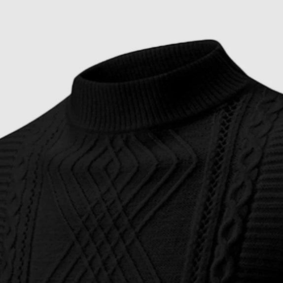 Stilla | Uld Rullehals Sweater Kabelstrik Rullehals Sweater