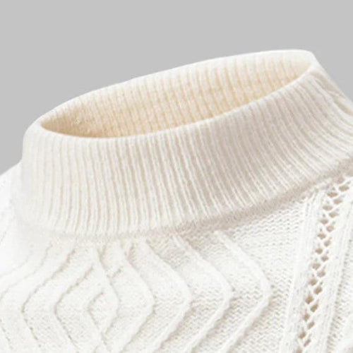 Stilla | Uld Rullehals Sweater Kabelstrik Rullehals Sweater