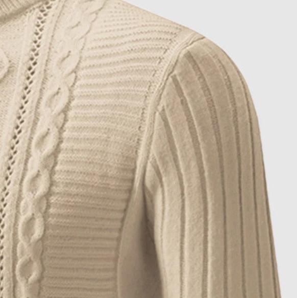 Stilla | Uld Rullehals Sweater Kabelstrik Rullehals Sweater