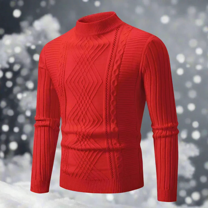 Stilla | Uld Rullehals Sweater Kabelstrik Rullehals Sweater