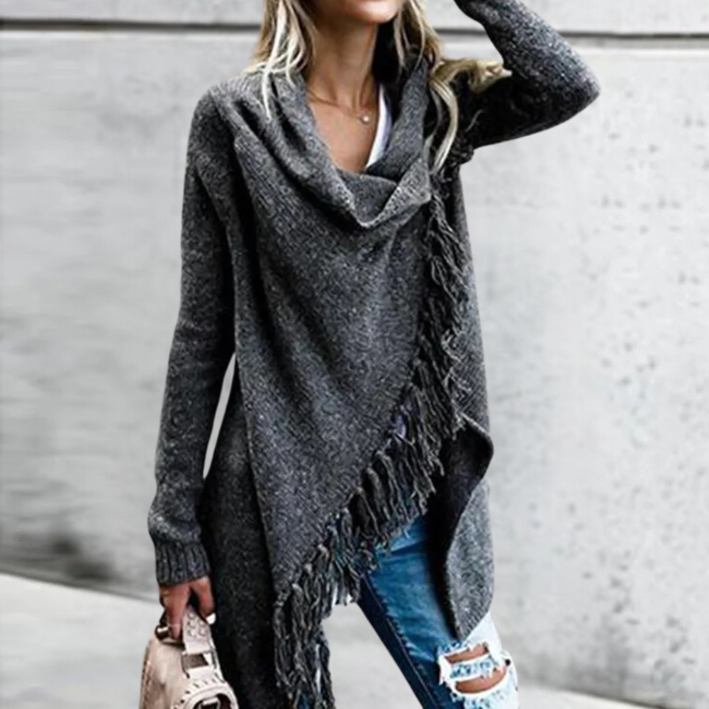 Stilla | Moderne Frynse Cardigan til Kvinder