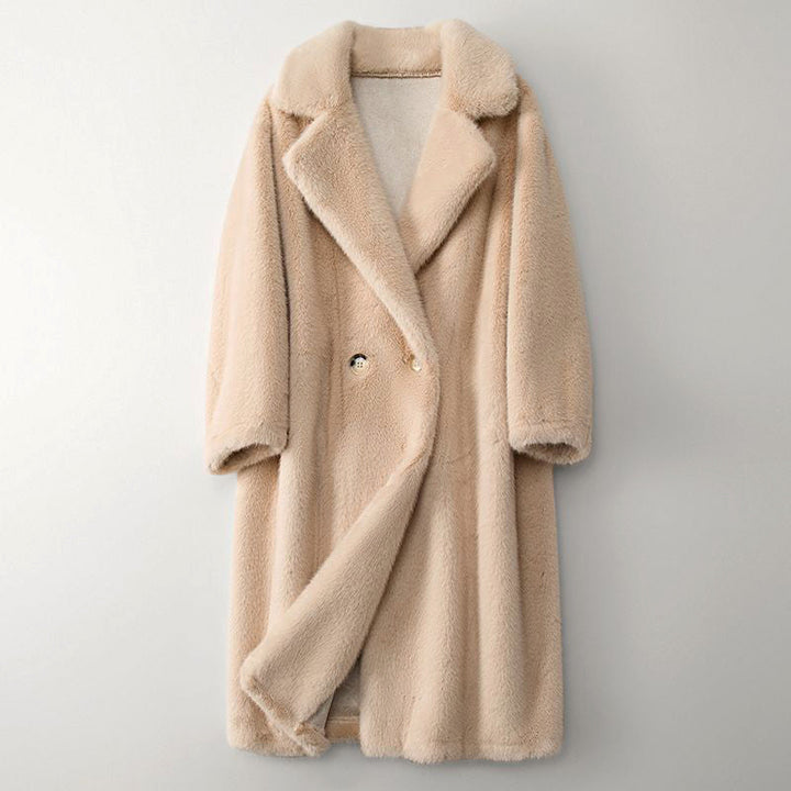 Stilla | Beige dame vinterfrakke