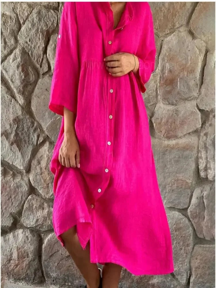 Stilla | Bomuld-linned Boho Kjole
