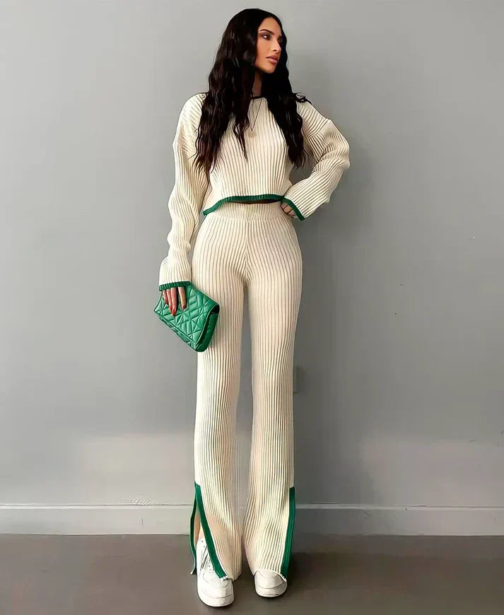 Stilla | Kort Top I Ribbet Garn