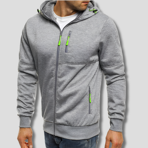 Stilla | Varm Hoodie med lynlås til mænd