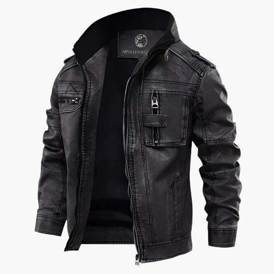 Stilla | Bikerjakke Vintage Stil - Urban Fashion Klassiker til Hverdag og Fritid