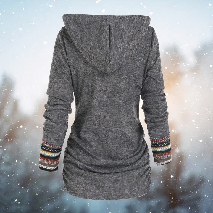 Stilla | Moderigtig og Læder Pullover