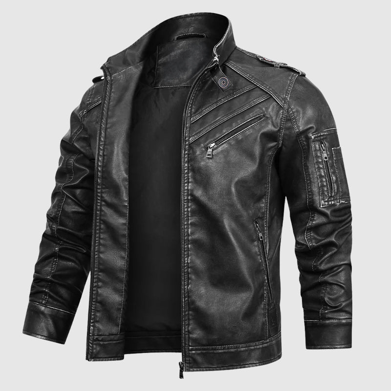 Stilla | Biker Streetwear Læderjakke