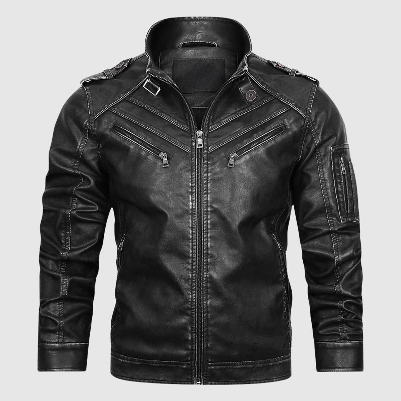 Stilla | Biker Streetwear Læderjakke