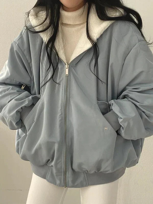 Stilla | Elegant Tykt Frakke Med Vendbar Funktion Til Damer
