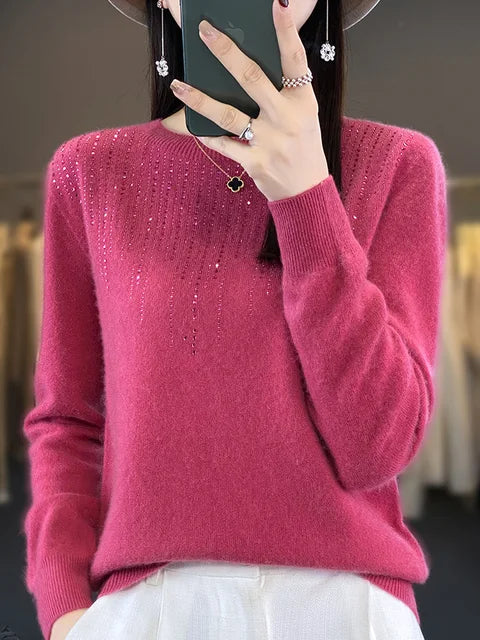 Stilla | Varm Pullover med Glimmer