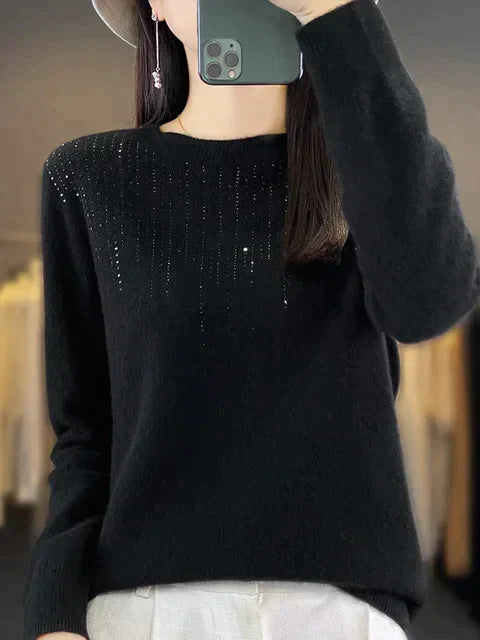 Stilla | Varm Pullover med Glimmer