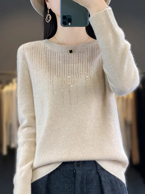 Stilla | Varm Pullover med Glimmer