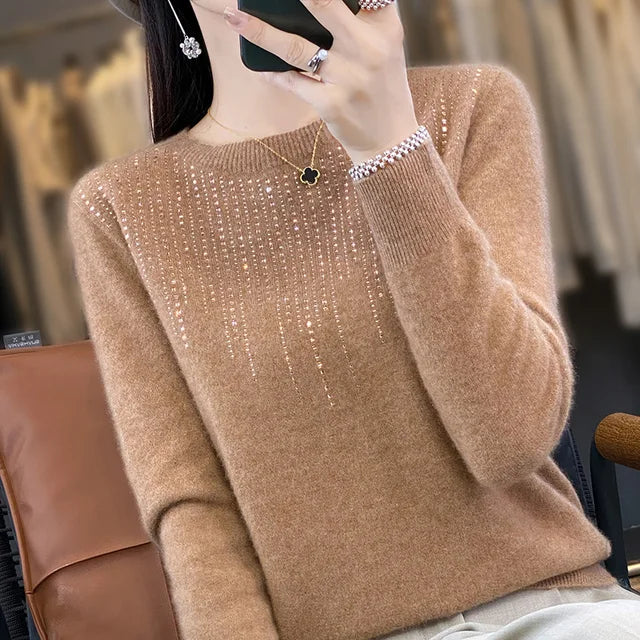 Stilla | Varm Pullover med Glimmer