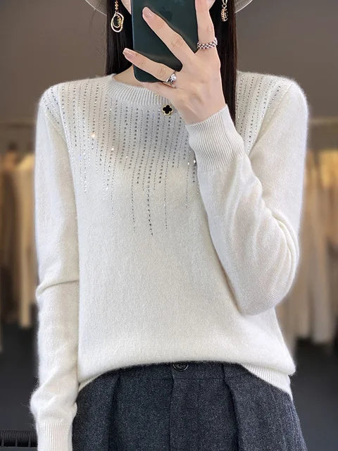 Stilla | Varm Pullover med Glimmer