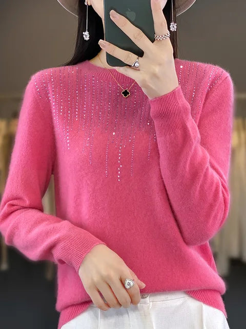 Stilla | Varm Pullover med Glimmer