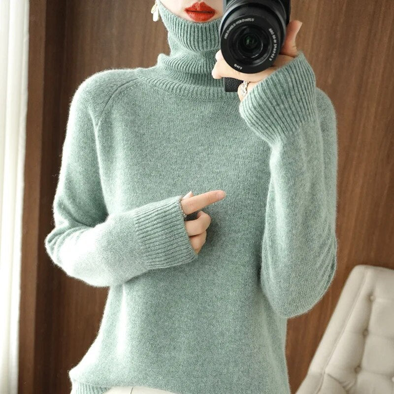Stilla | Kashmir-Rullekravepullover