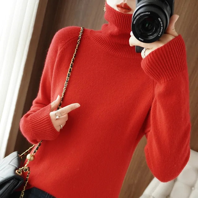 Stilla | Kashmir-Rullekravepullover