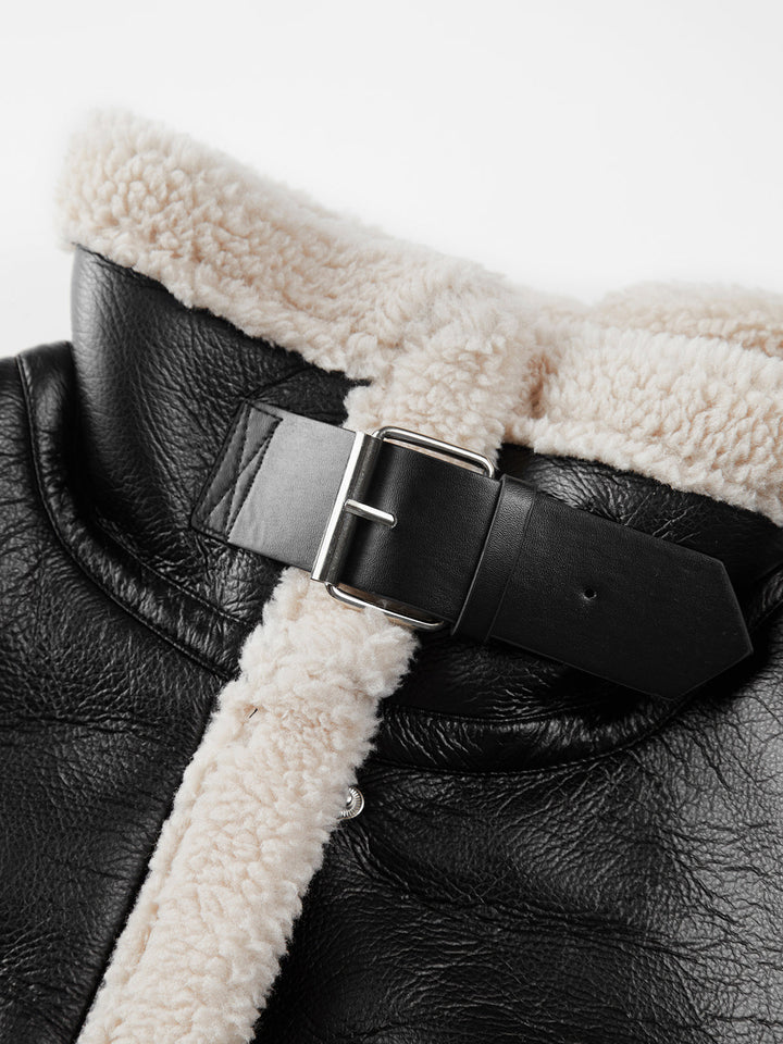 Stilla | Futteret ruskinds flyjakke