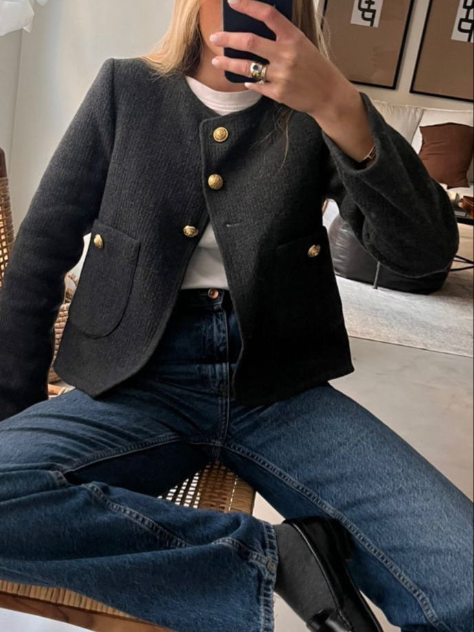 Stilla | Money Aesthetics Tweed-Jakke