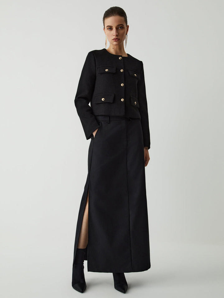 Stilla | Knap Tweed Jakke