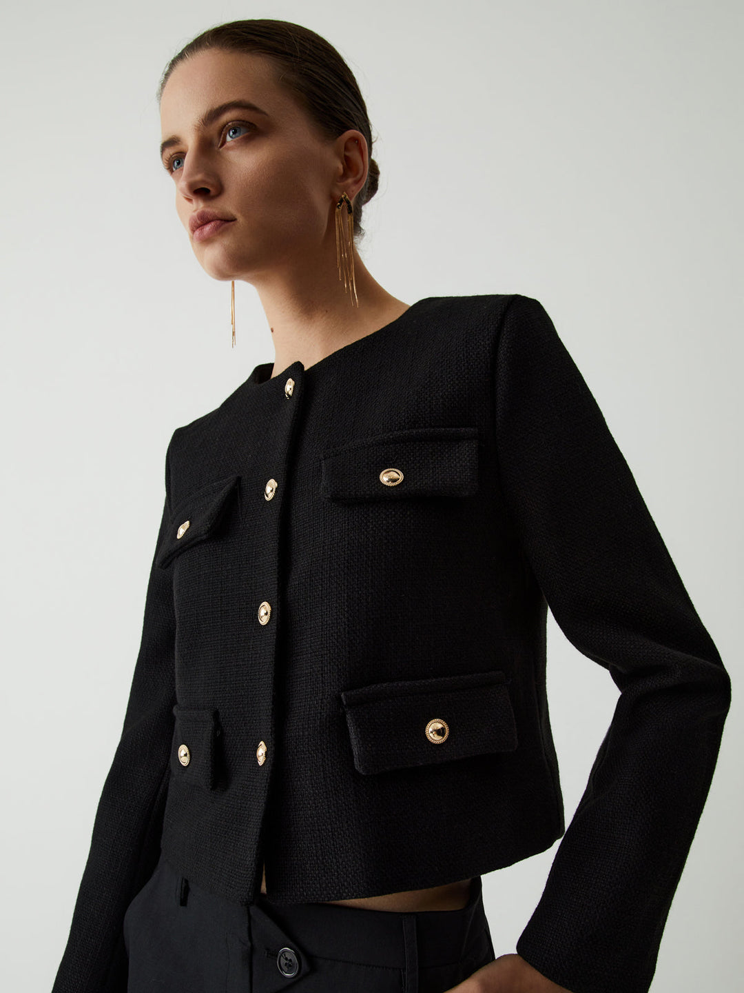 Stilla | Knap Tweed Jakke
